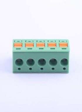 1805546 弹簧式接线端子 5mm 每排P数:5 P=5mm