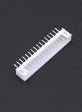 XD-PH-16A-G 线对板针座 1x16P 间距:2mm 直插 系列:PH 白色 插件