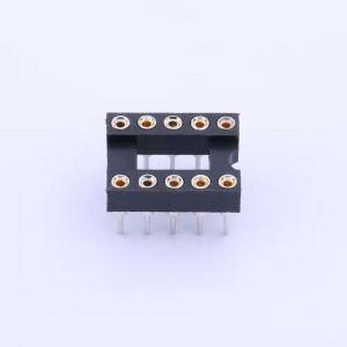 IC254V-12-10-0743 IC/晶体管插座 间距2.54mm P数:10P 圆孔 DIP-