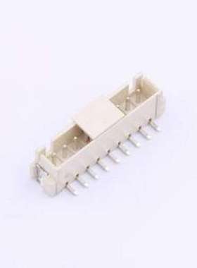 L254XHB-09PS 线对板针座 1x9P 间距:2.54mm 立贴 SMD,P=2.5mm