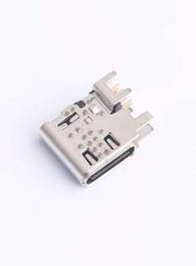 HC-TYPE-C-16P-FL6.65Q-5A-06 USB连接器 Type-C 母 侧插 插件