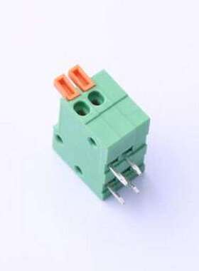 JL141R-25402GA1 弹簧式接线端子 1x2P 2.54mm 每排P数:2 排数:1