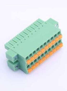 KF2EDGKNHM-3.5-2*10P 插拔式接线端子 螺丝固定 3.5mm P=3.5mm