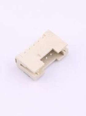 HDGC1508WRA-S-5P 线对板针座 DHGC1.5带扣卧贴 5P SMD,P=1.5mm,