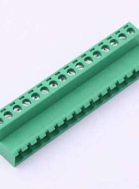 MX2EDGRK-5.08-16P-GN01-Cu-Y-A 插拔式接线端子 5.08mm 1x16P 排