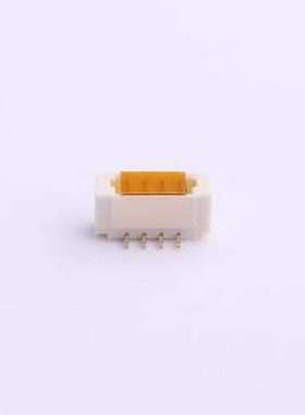 M0800VS-04-GN 线对板针座 1x4P 间距:0.8mm 立贴 SMD,P=0.8mm