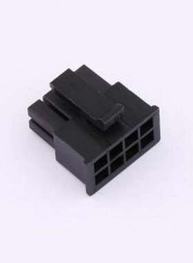 WAFER-MX300JK-24A 胶壳(线对板/线对线) MX 3.0双排直针胶壳2*4P