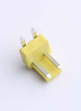 XY-VH3.96-2A21-YT 线对板针座 VH 3.96mm 1x2P 弯插 黄色 弯插,P