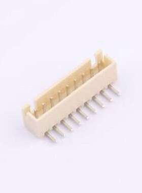 WAFER-XH254WZ-9AM 线对板针座 XH弯针9P 耐高温米色 弯插,P=2.54