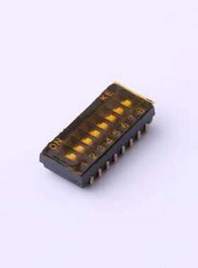 DSHP06TJGER 拨码开关 1.27mm 6位贴片拨码开关(J脚) SMD