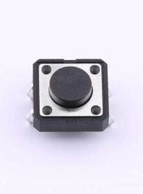 TS125CJ 250gf 009 轻触开关 12*12*5mm 立插 轻触开关 插件-4P,1