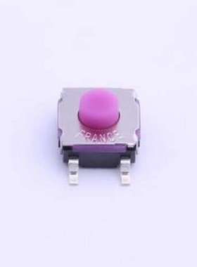 KSEK43GLFS 轻触开关 6.2*6.25*1.4mm 立贴 轻触开关 SMD