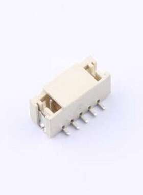 MXPH-2.0-05P-LT1-0-A 线对板针座 间距:2mm 立贴 象牙白 SMD,P=2