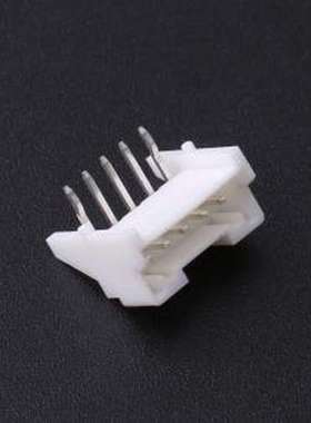 IPCW211W15NW01R 线对板针座 1x5P 间距:2mm 弯插 系列:PA 白色