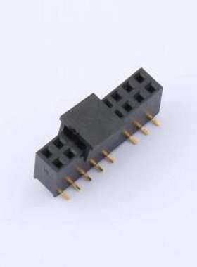 F185-1209A4BMUB4 排母 2x9P 间距:2.54mm SMD,P=2.54mm