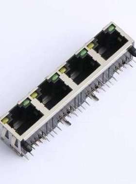 RC00966 以太网连接器(RJ45 RJ11) 带LED 插件