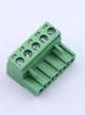 DB2EK-5.0-5P-GN-S 插拔式接线端子 5mm 排数:1 每排P数:5 绿色 P