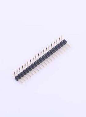 X4611WR-19I-C40D28 排针 1x19P 间距:2mm 方针 弯插,P=2mm