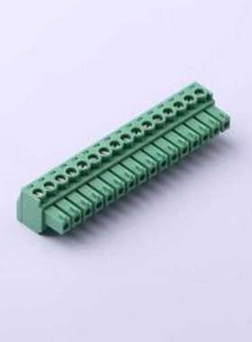 1803714 插拔式接线端子 3.81mm 1x16P 排数:1 每排P数:16 P=3.81