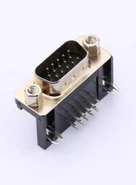 DS1038-15MBNSIA74-0CC D-Sub/VGA连接器 D-Sub 公 P数:15P 黑色