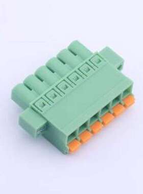 KF2EDGKNM-5.0-6P 插拔式接线端子 5mm 1x6P 排数:1 每排P数:6 螺