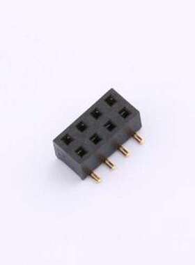 F235-1204A0CMUC1 排母 2x4P 间距:2mm SMD,P=2mm