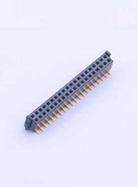 109381 线对板针座 2x20P 间距:1.27mm 立贴 停产 SMD,P=1.27mm
