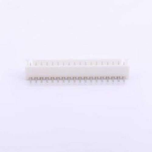 HX25003-18WAP 线对板针座 1x18P 间距:2.5mm 弯插 系列:XH 弯插,