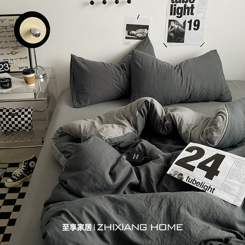 大学生宿舍床上三件套四件套纯棉