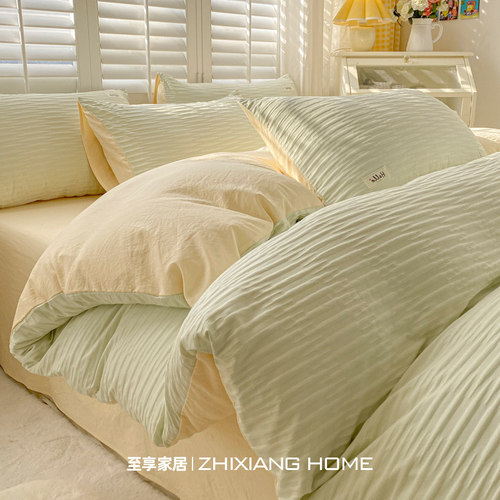 爆款软乎乎四件套三件套全棉