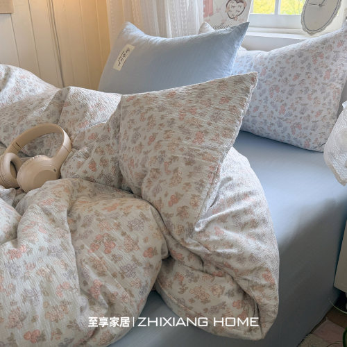 韩系小清新丨软糯糯四件套纯棉
