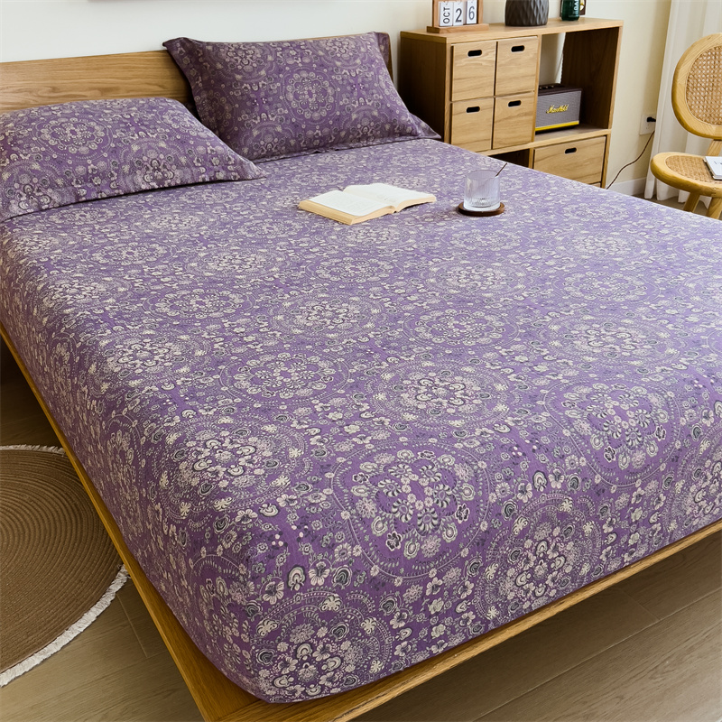 2024新款夏季全棉双层纱布床笠罩