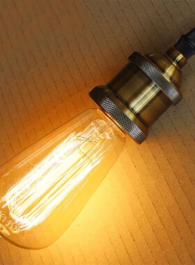 st64钨丝灯泡E27螺口40w 60w黄光复古灯泡 工业风格 创意艺术个性