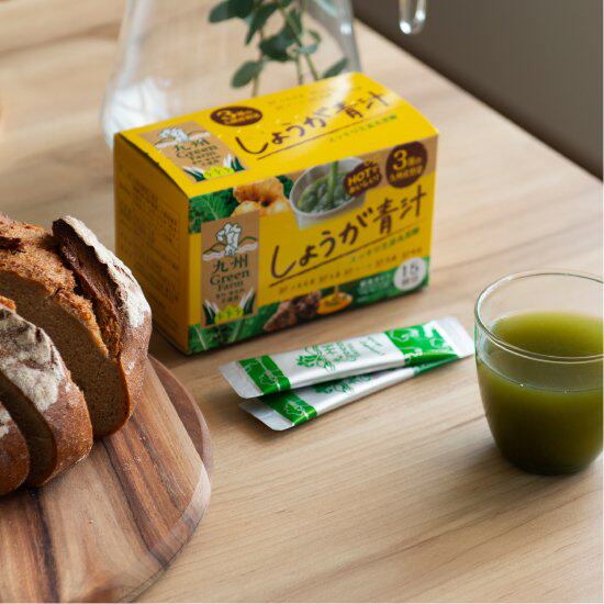 日本进口九州大麦若叶黑糖生姜青汁羽衣甘蓝明日叶冲饮代餐素食养
