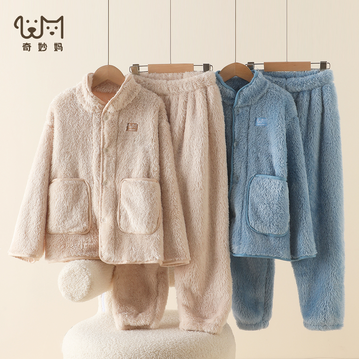 秋冬必入！儿童法兰绒睡衣男童