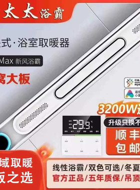 蜂窝大板专用风暖浴霸石膏板集成吊顶卫生间浴室线形性型暖风机