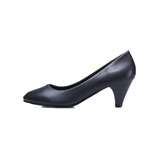 空姐空乘面试高跟鞋礼仪鞋黑色工作鞋女细跟粗跟职业大码高跟女鞋