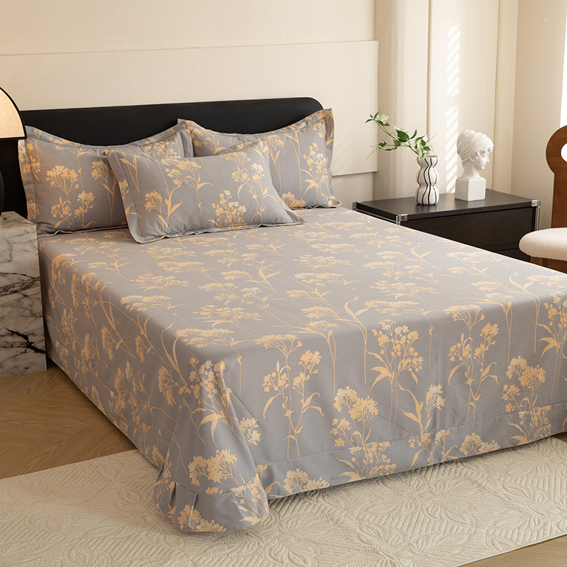 纯棉磨毛床单2024新款四季通用