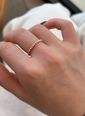 女v金简约百搭尾戒气质