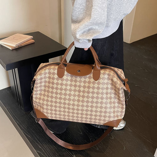 lv5&vv20高端质感短途旅行包大容量轻奢手提包欧美百搭女运动健身