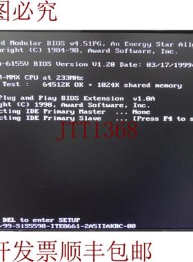供应研华 PCA-6155V RevA1 9696615551 和 233MHz CPU 和 RA