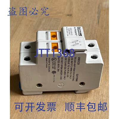 供应FERRAZ SHAWMUT ULTRASAFE USCC21 保险丝座 2 极 30A 60
