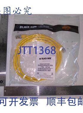 供应BLACK BOX 7 英尺 21 米 6 跳线 PVC-黄色 26 AWG EVNSL
