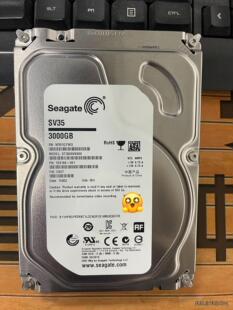 器件 SATA机械硬盘 ST3000元 监控级 希捷3TB 3.5寸