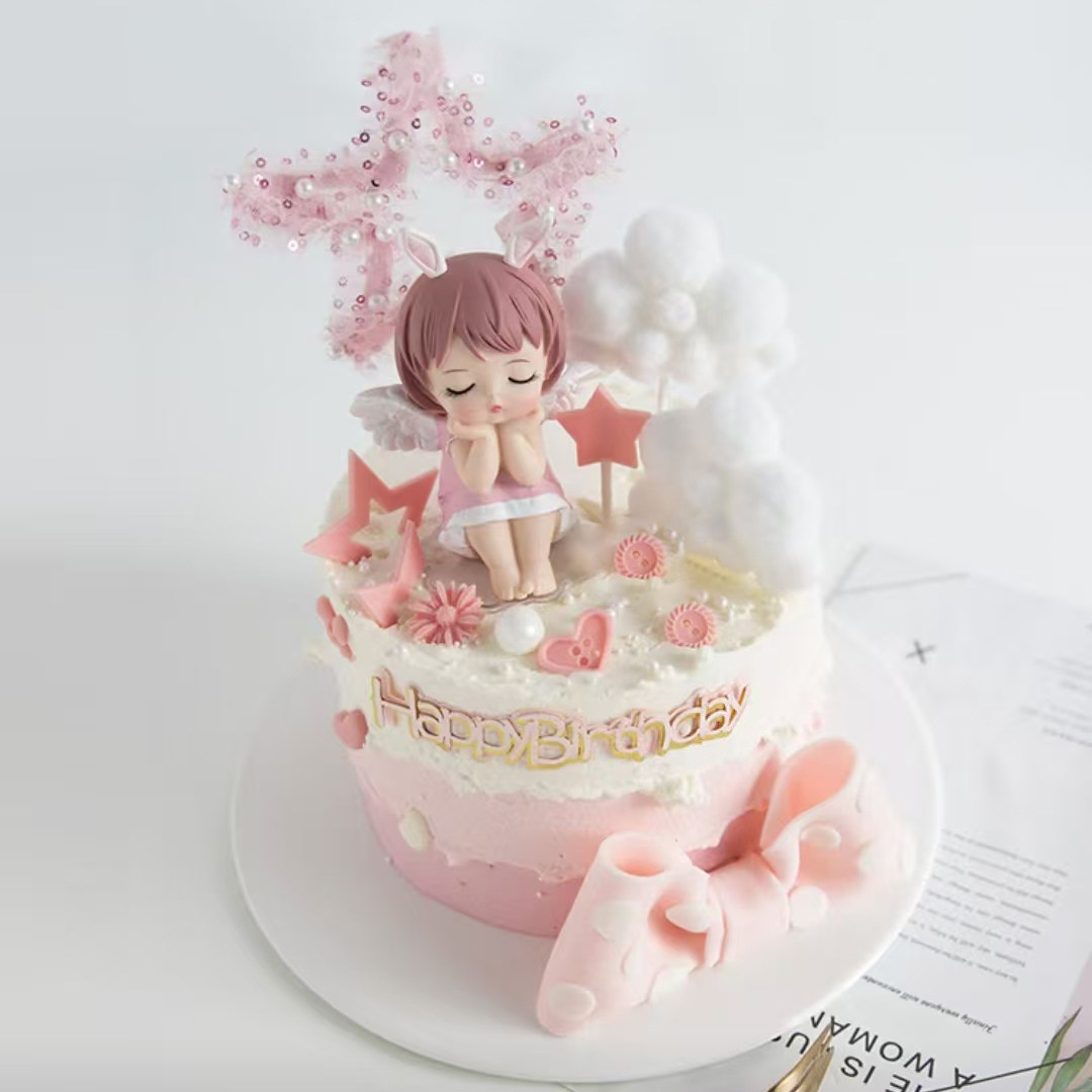 儿童女孩卡通创意动物奶油生日蛋生日/节日蛋糕