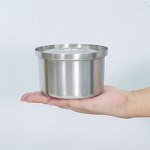 不锈钢加高隔水炖盅家用带盖炖燕窝鸡蛋羹沙县炖罐蒸蛋碗煲汤炖盅