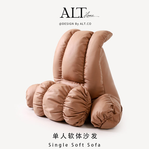 易清洁久靠不塌陷床头靠背垫靠枕