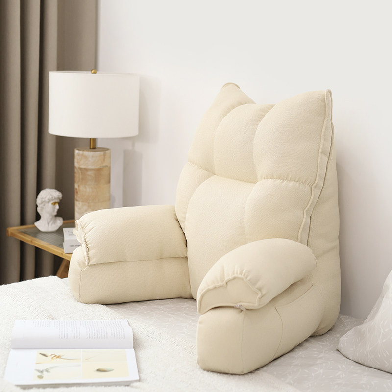 大靠枕软包床头孕妇护颈护腰沙发不塌陷床上飘窗看剧看书垫背腰枕,居家布艺,腰靠垫,淘宝优惠券,粉丝福利购,淘宝优惠卷