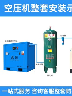 空压机 永磁变频空气压缩机静音气泵7.5 37kw 盘锐螺杆式