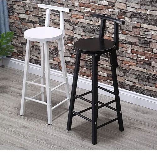 Бар стул молочной чай магазин с высоким содержанием брусного бара и стул домашний барный барный столик простые железные арт фронт настольный стол и стул